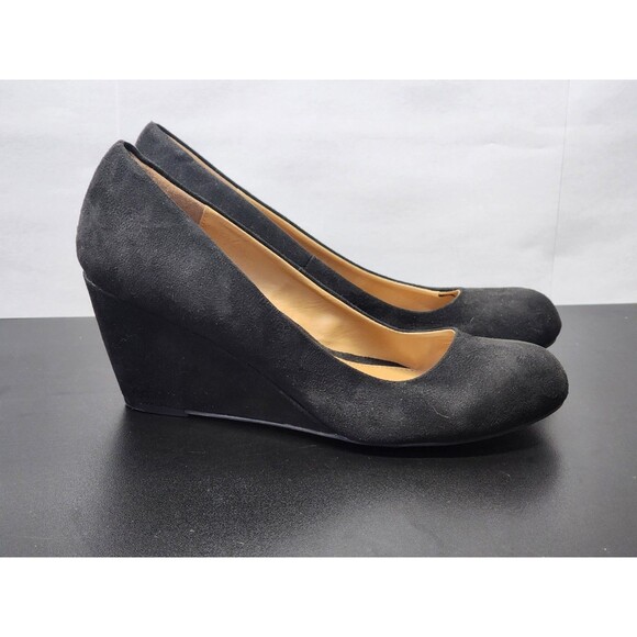 CL BY laundry Women’s Wedge Pump Size 9m Black. Casual. - Picture 2 of 8